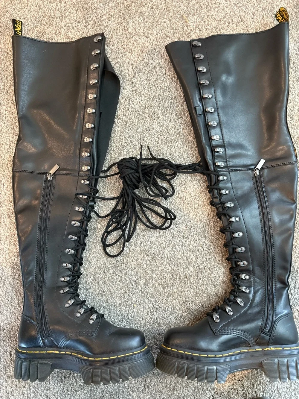 Dr. Martens Platform Audrick 221 XTRM Boots! LIKE NEW!